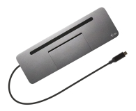 I-TEC USB-C Metal Ergonomic 4K 3x Display Dock PD 85W + Zasilacz C31FLATPRO100 - 1278578 - zdjęcie 3